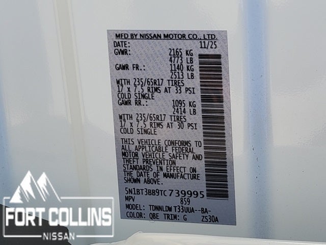 2026 Nissan Rogue Rock Creek