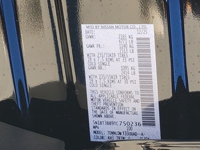 2026 Nissan Rogue Dark Armor