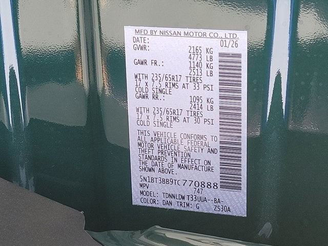 2026 Nissan Rogue Rock Creek