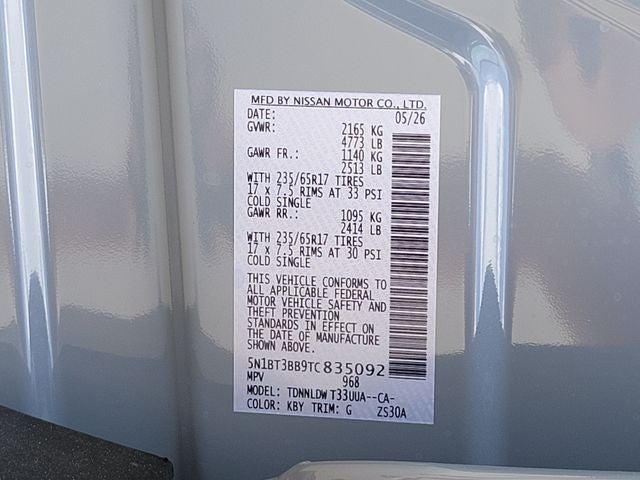 2026 Nissan Rogue Rock Creek