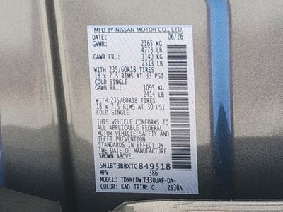2026 Nissan Rogue SV