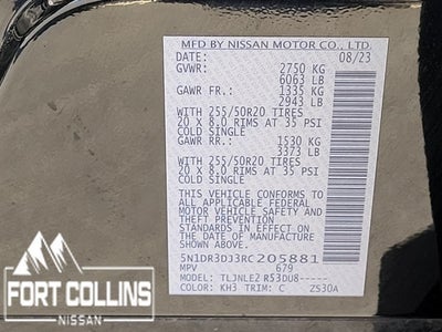 2024 Nissan Pathfinder Platinum