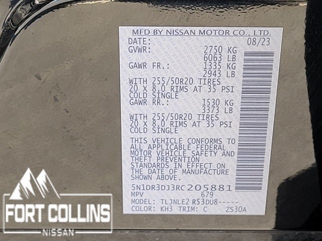 2024 Nissan Pathfinder Platinum