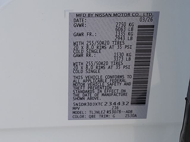 2026 Nissan Pathfinder Platinum