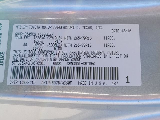 2017 Toyota Tacoma TRD Off-Road