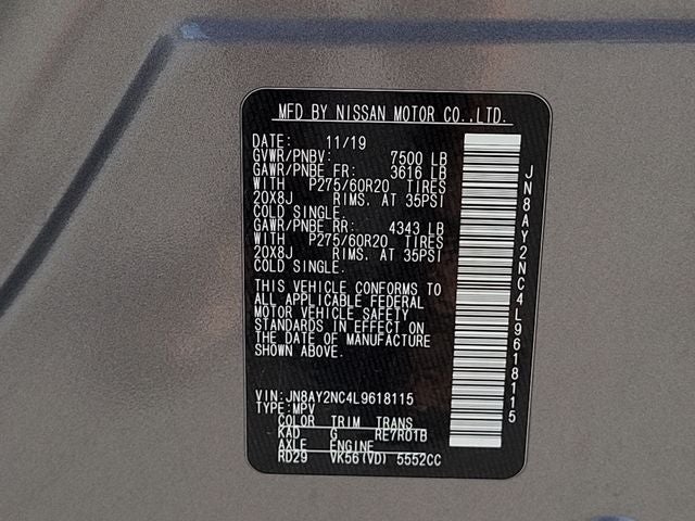 2020 Nissan Armada SL - Photo 22
