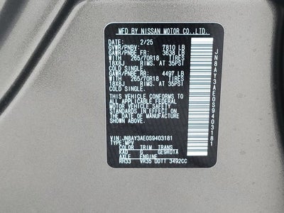 2025 Nissan Armada SV