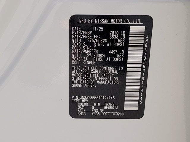 2026 Nissan Armada SL