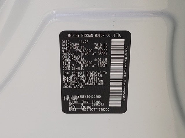 2026 Nissan Armada PRO-4X