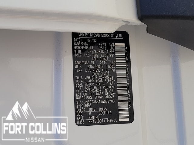 2026 Nissan Rogue SV