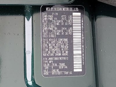 2026 Nissan Rogue Dark Armor Dark Armor