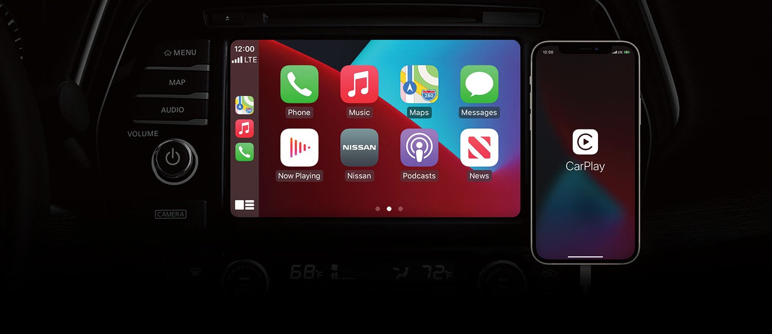 2022 Nissan Maxima touch screen with carplay connected apps | Fort Collins Nissan in Fort Collins CO