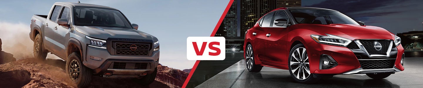 Compare Nissan Frontier Vs Nissan Maxima | Fort Collins Nissan in Fort Collins CO